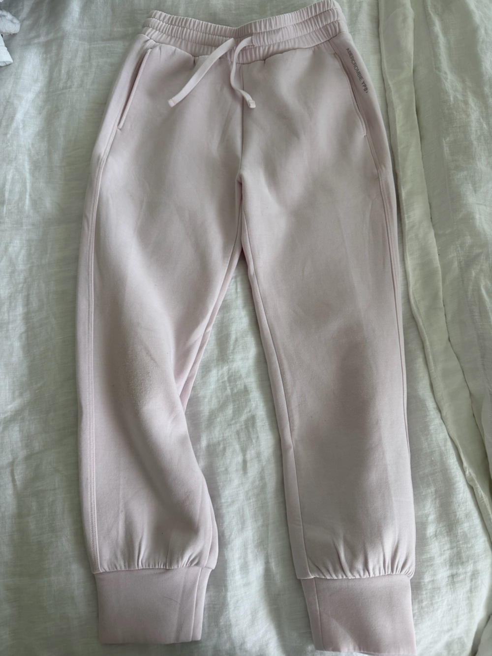Abercrombie YPB soft Pink Bottoms - Soft Stretch Joggers